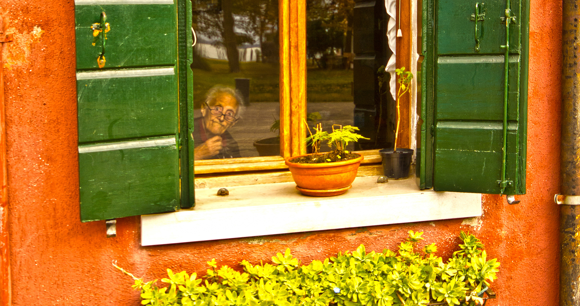 Sewing in Burano